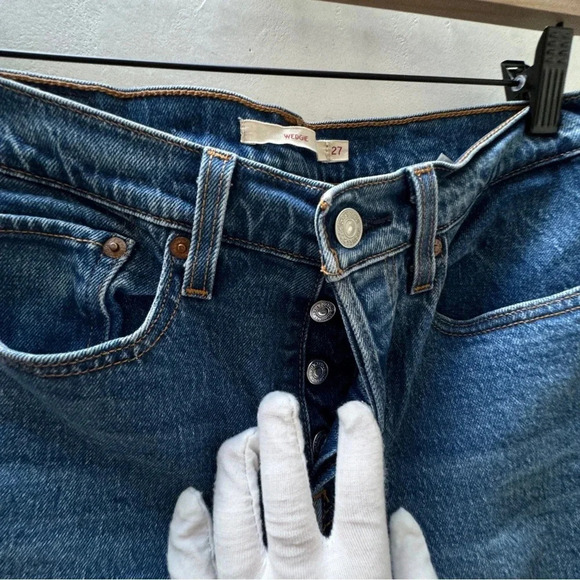 Levi’s ||  High Rise Wedgie Ankle Jeans Sz 27 - Picture 9 of 9